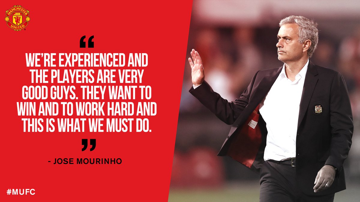 ManUtd's tweet photo. Jose Mourinho is confident #MUFC will make a swift return to winning ways: https://t.co/tTFipK7oqp https://t.co/vFFmvnVlSm