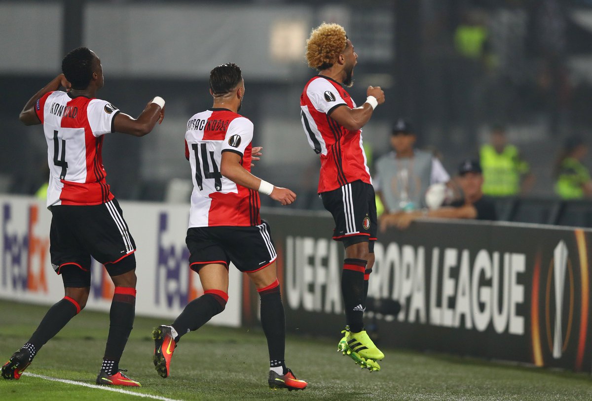 When you score the winner in Rotterdam!

Tonny Trindade 💪 #UEL