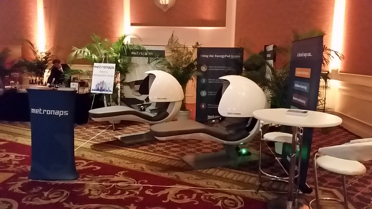 MetroNaps's tweet photo. We're at the @NBGHemployers Conf! Stop by booth 11 to rest your feet. https://t.co/fTDyl5nYaS #2016FallConference https://t.co/NfcMOZu6W4
