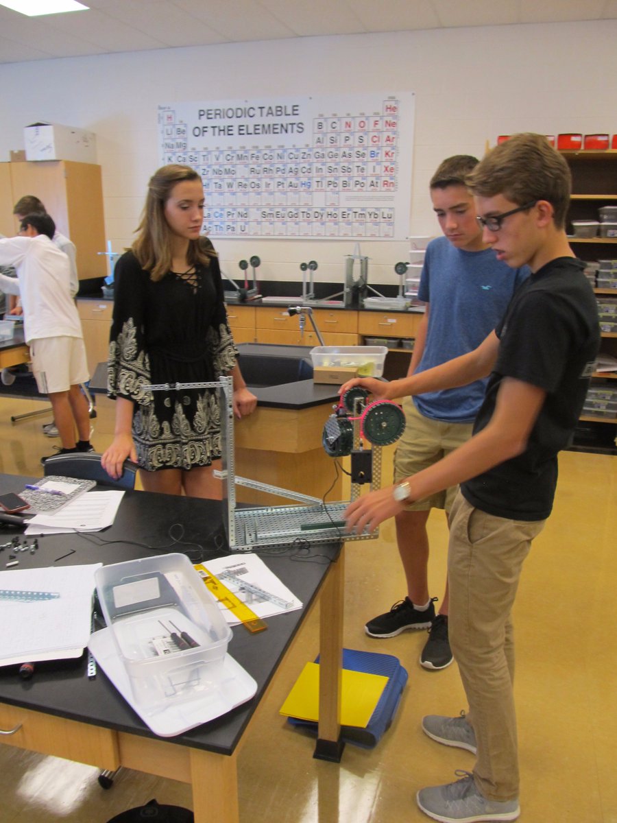 SHS_POE's tweet photo. New POE hard at work on Mechanical Advantages.  Build, test, calculate
#saslearn, #shslearn https://t.co/n6xcNDsMK2