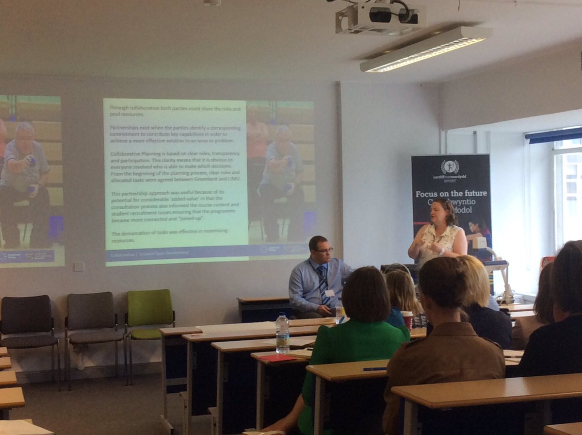 UKSDN_Conf2016's tweet photo. Presentation from @LJMUSportDev on Collaboration in practice – A Third sector and HEI experience from  Liverpool https://t.co/1enN8aDcDy