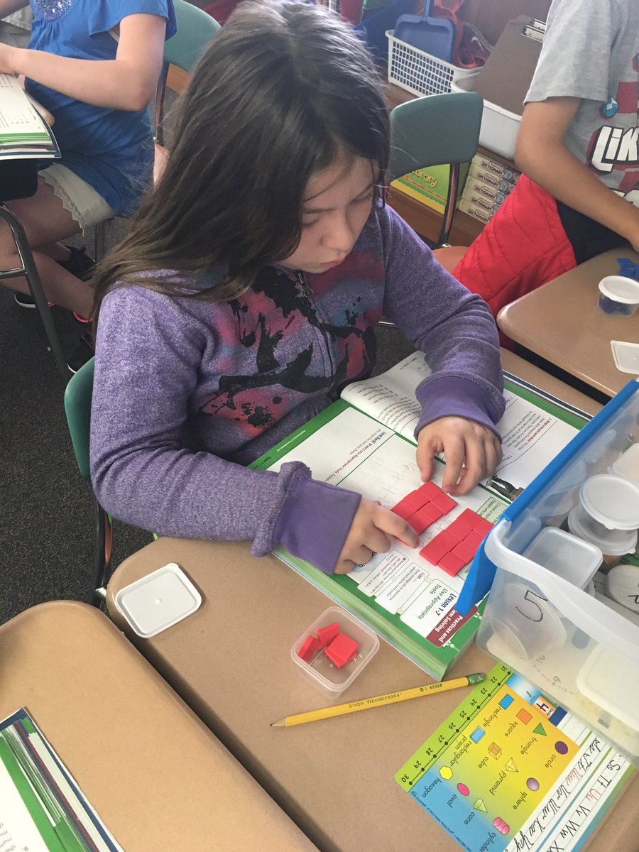 ahareid's tweet photo. Using appropriate tools to represent a math problem #alasconnected #lakeview #3rdgrade #toolsformath https://t.co/C6QikbUN6b