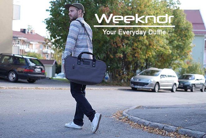 EklundSwdn's tweet photo. We are getting closer #kickstarter #weekndr #dufflebag https://t.co/57S4cMlmtx
