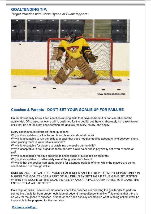 VaughnHockey's tweet photo. News from Vaughn - featuring instructional tip with @Puckstoppers https://t.co/cxwb2tXDFj via #constantcontact https://t.co/OBybxzY1JM