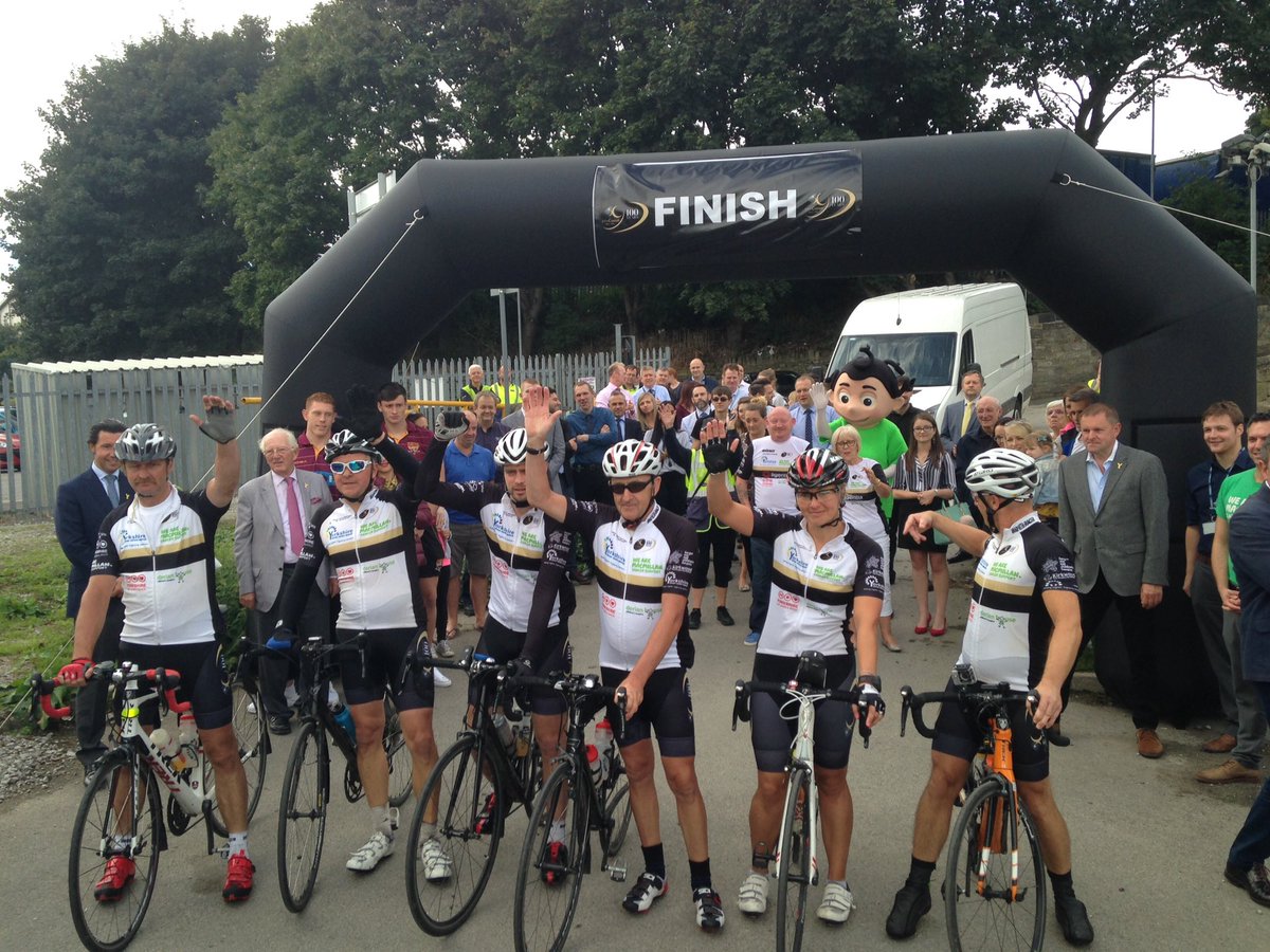 THEY MADE IT!! Massive well done to the riders and all those who supported them along the way #JCride100