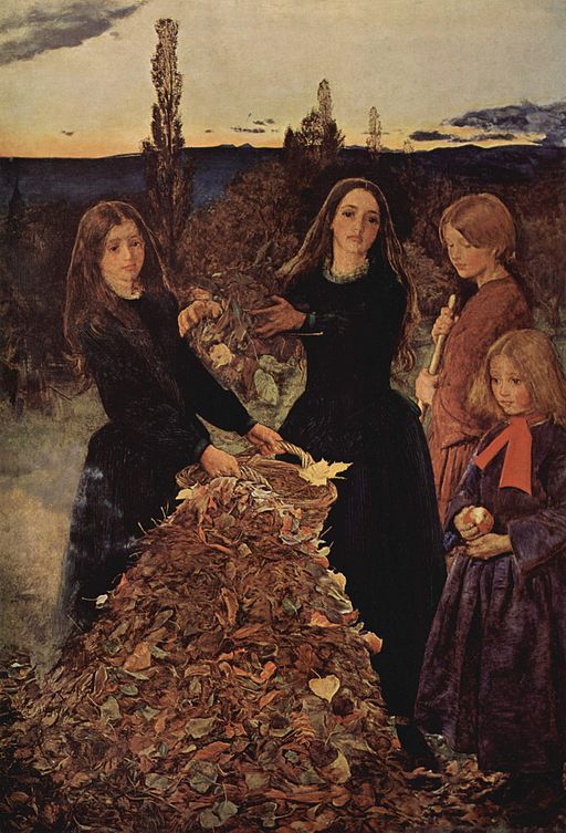 Autumn Leaves (1855-1856) John Everett Millais's works -> art-art-art.net/john-everett-m…