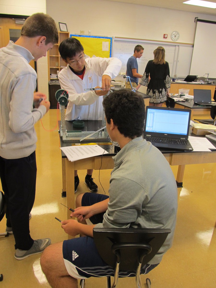 SHS_POE's tweet photo. New POE hard at work on Mechanical Advantages.  Build, test, calculate https://t.co/TxFyVj9HqN