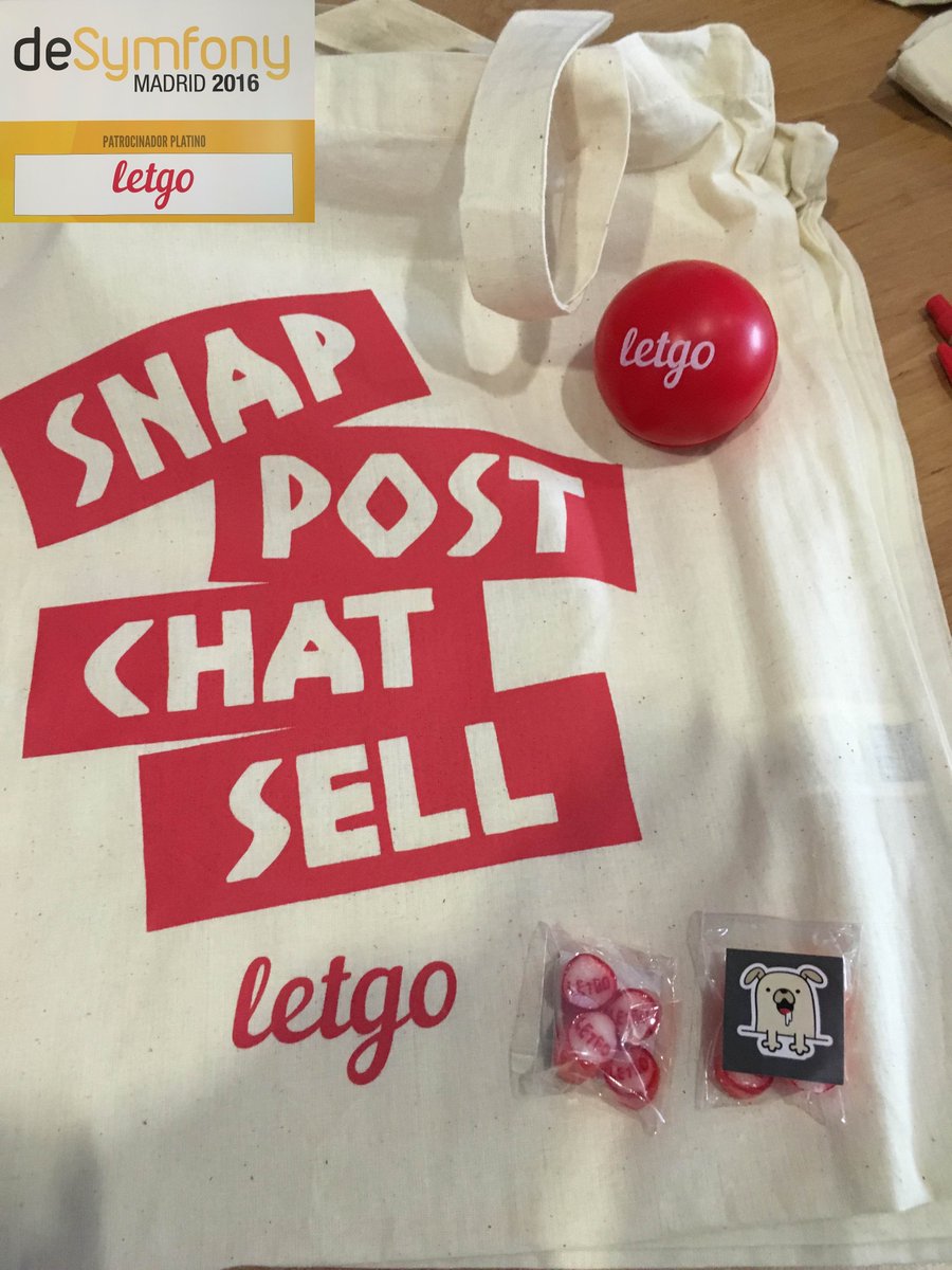 federicodal's tweet image. Patrocinadores en la #desymfony en Madrid : ) letgo!