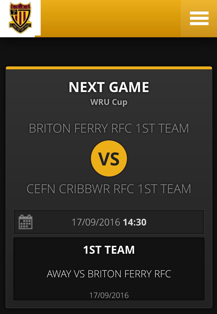 cribwr's tweet photo. We're away to @BritonFerryRFC this weekend in the WRU Cup #riders #rugby https://t.co/Fb0UqtSSNi https://t.co/CKBjmDxcGp