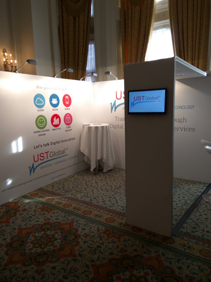 USTglobal's tweet photo. Visit @USTGlobal booth @ Stall space #2 @IFPW #2016GMM #London @SajeshGopinath @USTGlobalHealth https://t.co/DLfM3brdfY