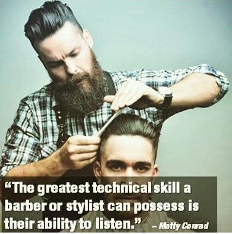 barberlove's tweet photo. "The greatest skill a barber can possess is the ability to listen." Do you agree? #BarberLove #barbering #barbers https://t.co/UUEiQGDP3V