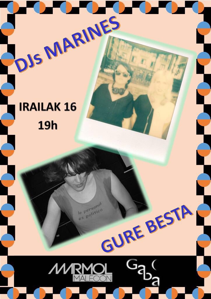 LasMarinesDjs's tweet photo. ✨ojo✨ gaur @gurebesta rekin egongo gara Gaba tabernan 7ik aurrera #backintown #zarautz zuen bixita espero dugu! 🚀 https://t.co/KW25kAP6Ru