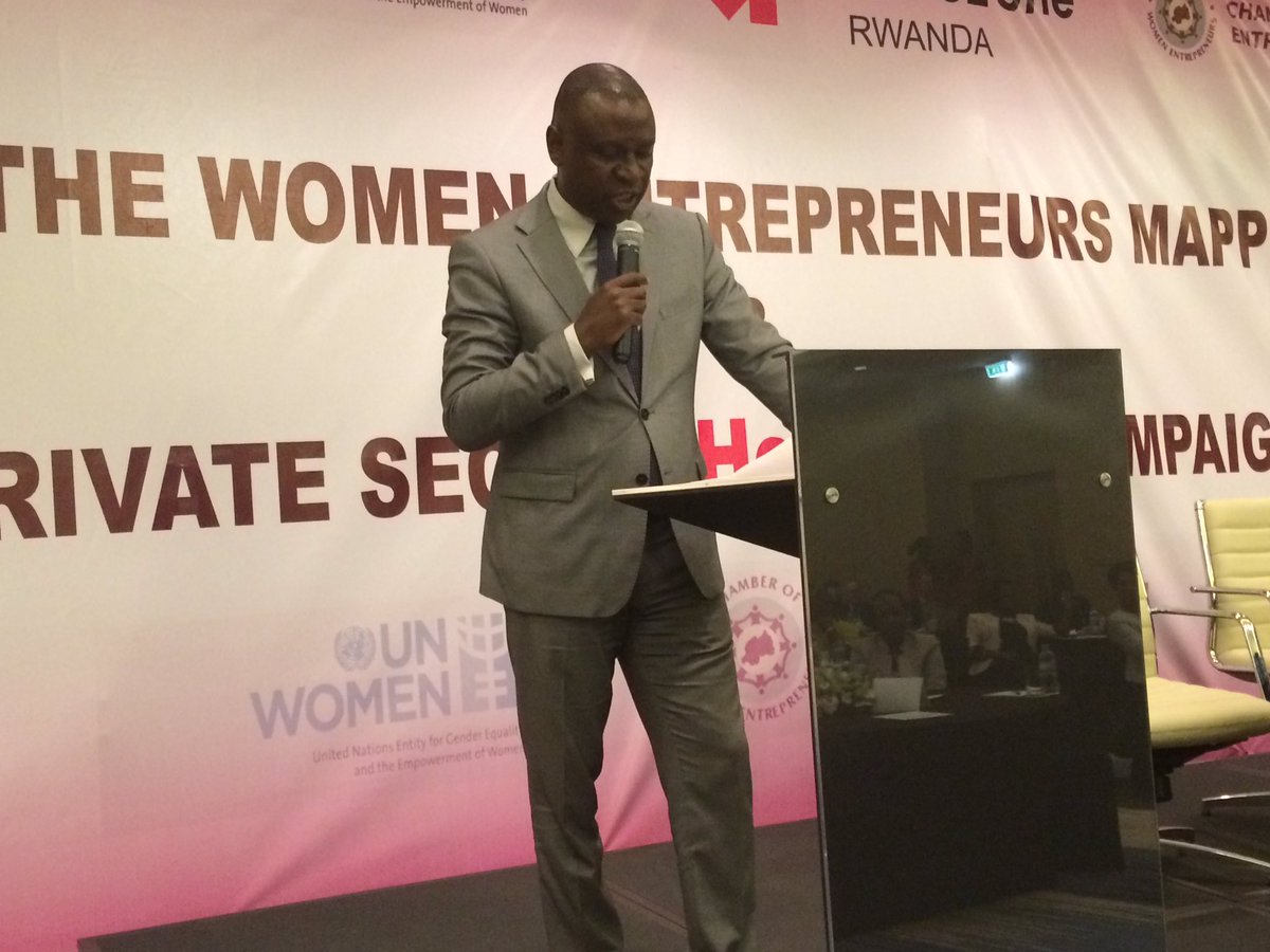 unwomenafrica's tweet photo. CEO of @PSF_Rwanda "I encourage all men and boys to advocate for gender equality, in the private sector"  #HeForShe https://t.co/dZu3pR9VNI