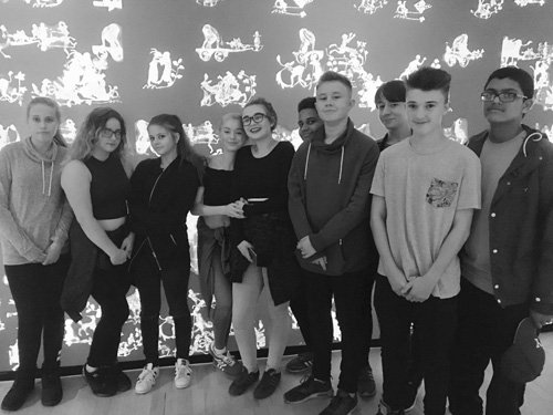 SmithillsSchool's tweet photo. Yr10 students enjoying the Fitzwilliam museum as part of the More Able Cambridge trip. https://t.co/qbnG1a5Tfk