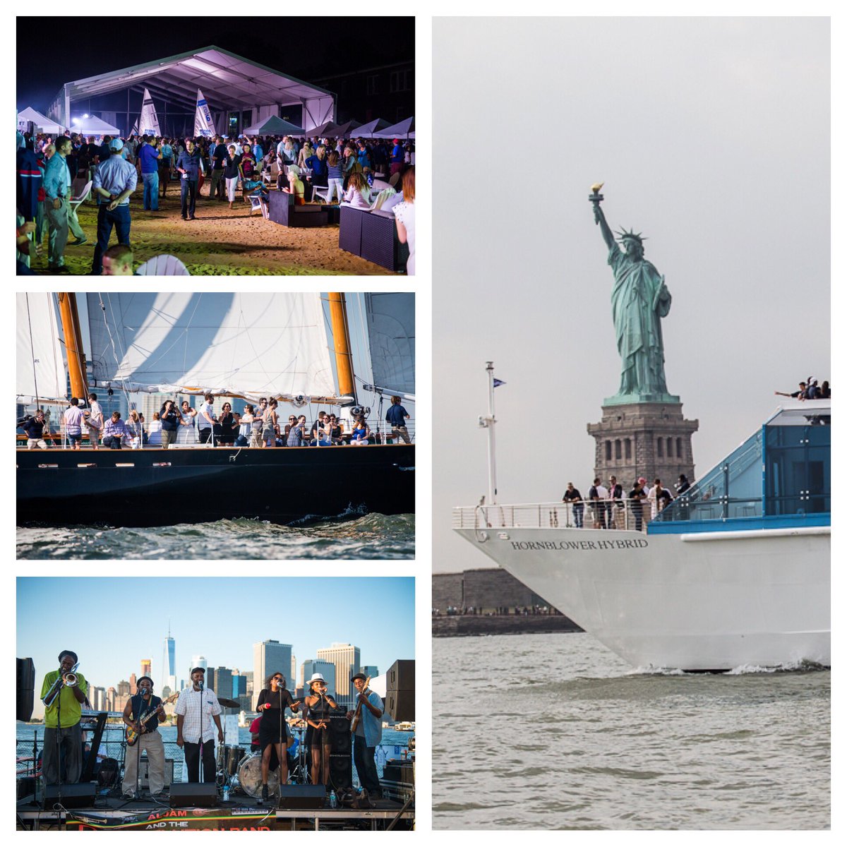 The 6th annual #NYHarborRegatta is here! Races in NY Harbor this afternoon, Bash on Governors Island tonite!