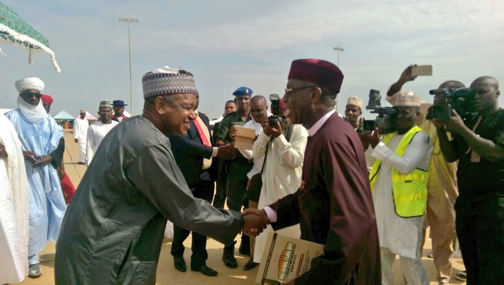 PHOTOS: Minister Of Agric, Audu Ogbeh Visits Kebbi State Over Rice Production 