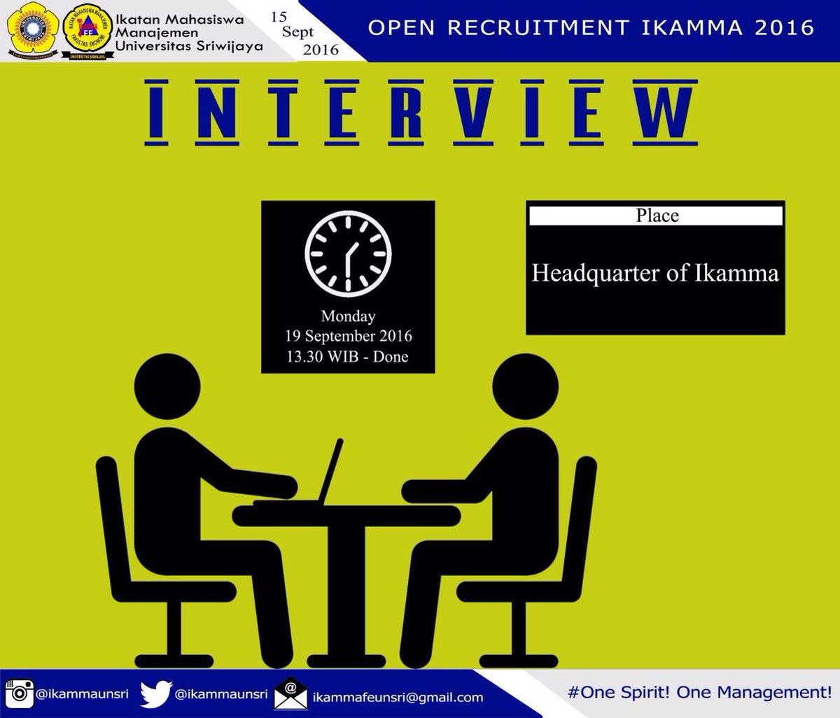 Pendaftaran OPREC IKAMMA resmi dttp| Siap2 yaw! Thp wawancara udh di dpn mata| ((detail on photo))| #ikammaunsri ;)