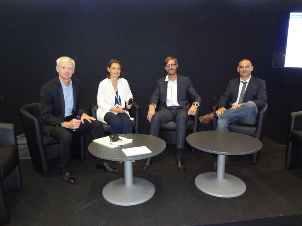 Une belle brochette à cette table ronde ! <a href="/GroupeHardis/">Hardis Group</a> <a href="/pole_pasca/">Pasca</a> au salon <a href="/DroneFestival/">Drone Experience</a> pour notre drone !
