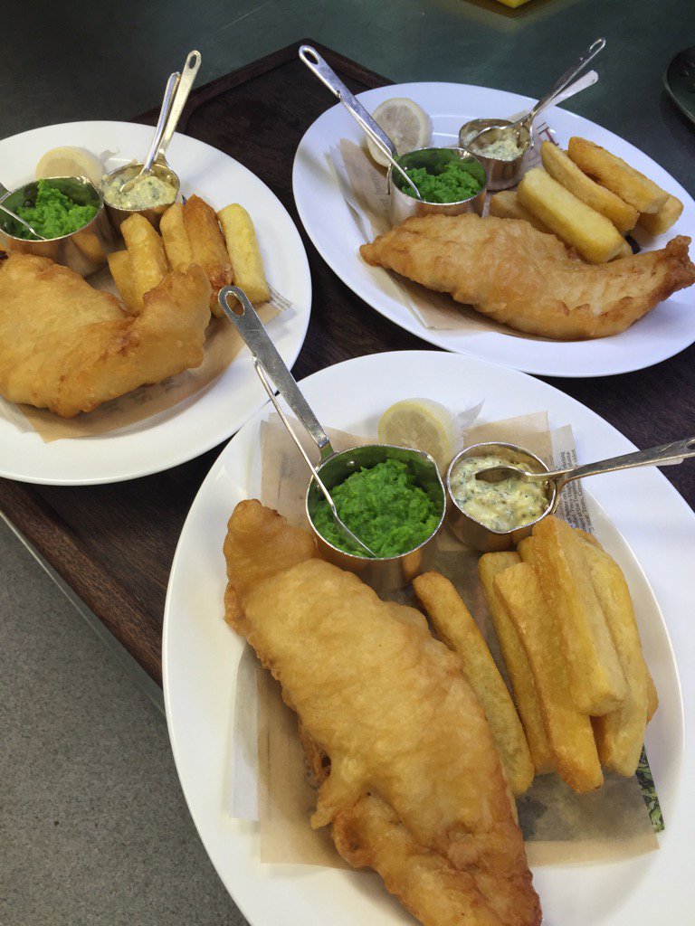 F&amp;C Friday @67pallmall 
Harry Ramsden eat your heart out!