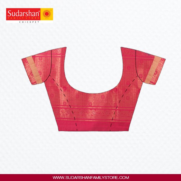 Blue &amp; Red Pure silks #Traditional Sari #SilkSarees
Click here - goo.gl/ySZ0PH