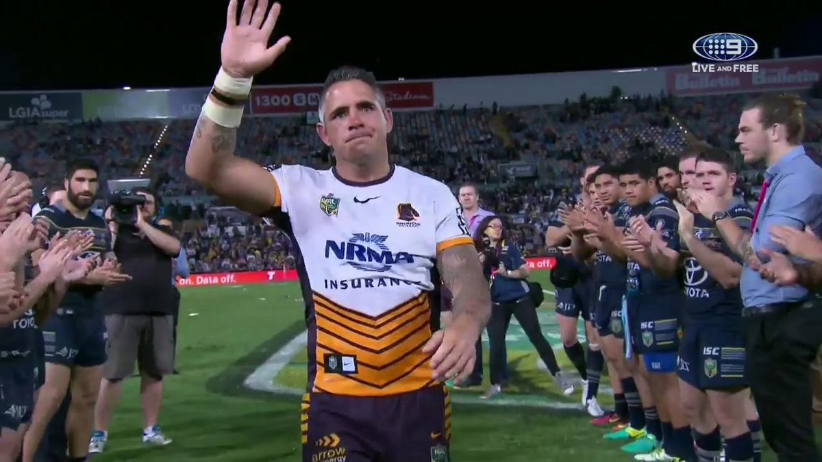 wwos's tweet photo. #ThanksCozza. #NRLCowboysBroncos #NRLFinals #9WWOS https://t.co/00G5dCDFRs