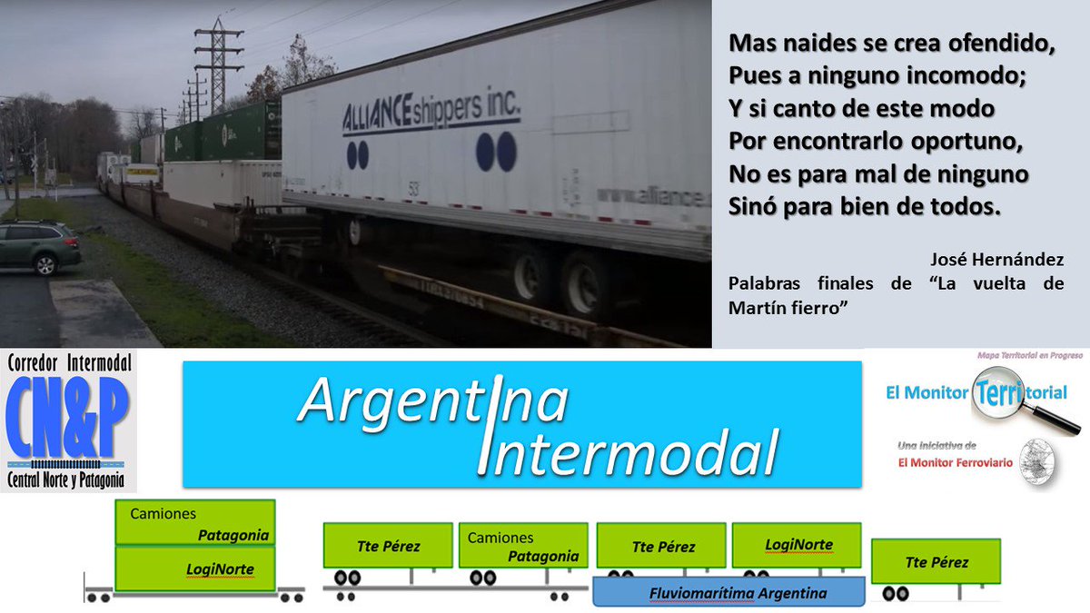 JdeM's tweet image. #ferroviarios #camioneros junto #argentinaintermodal baja costo #comerciointerior #comercioexterior