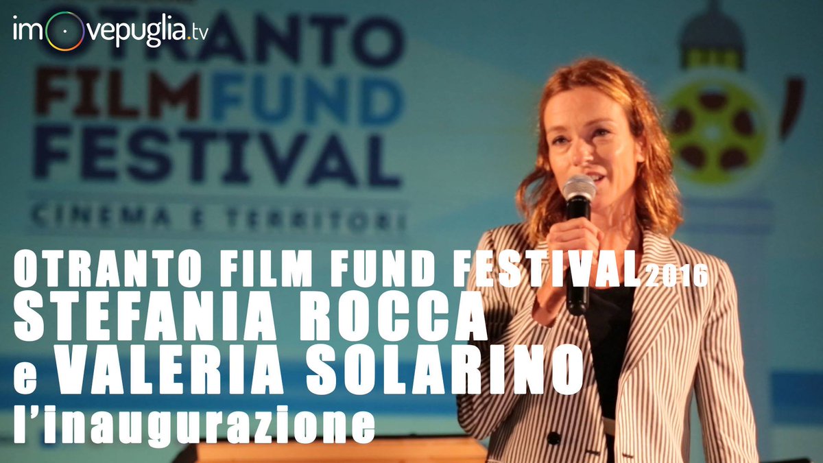 imovepuglia's tweet photo. [VIDEO] #Otranto Film Fund Festival 2016 con Stefania Rocca e Valeria Solarino
> https://t.co/SFdvObOvTA #offf16 https://t.co/elIHY9Xgxp