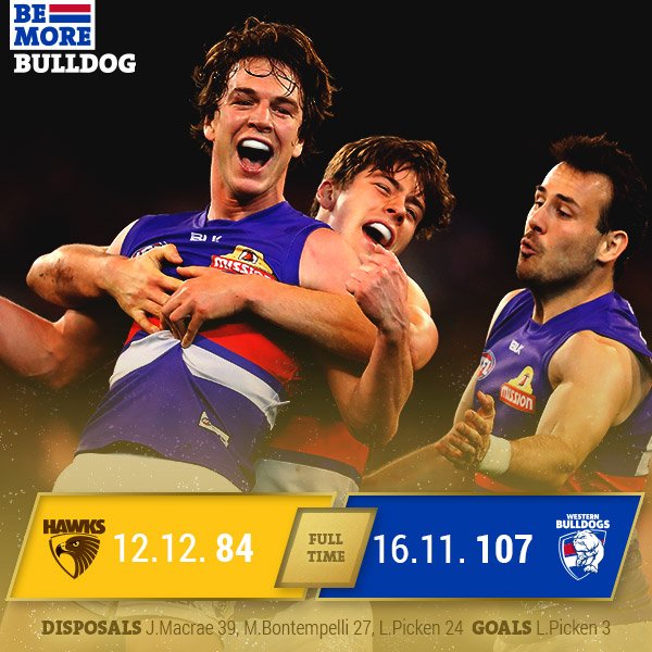 westernbulldogs's tweet photo. You BLOODY RIPPER! https://t.co/UK47rvPcOt
