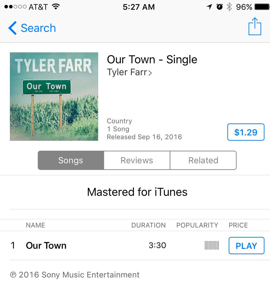 KristenRae311's tweet photo. So excited for new @tylerfarr music!! This will be on repeat!! ππΌππΌπ #OurTown #TFarr #NewMusicFriday https://t.co/AWdSlS9jib