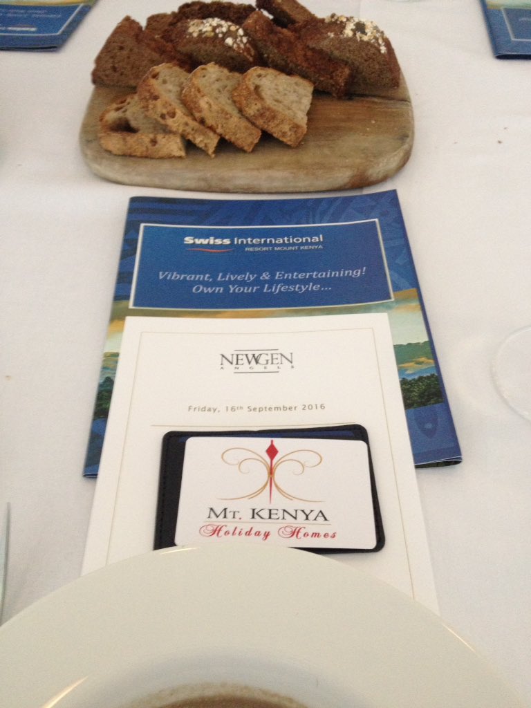 The lunch for Swiss Mt Kenya Holiday homes roadshow in full swing. #InvestKenya #investmentroadshow