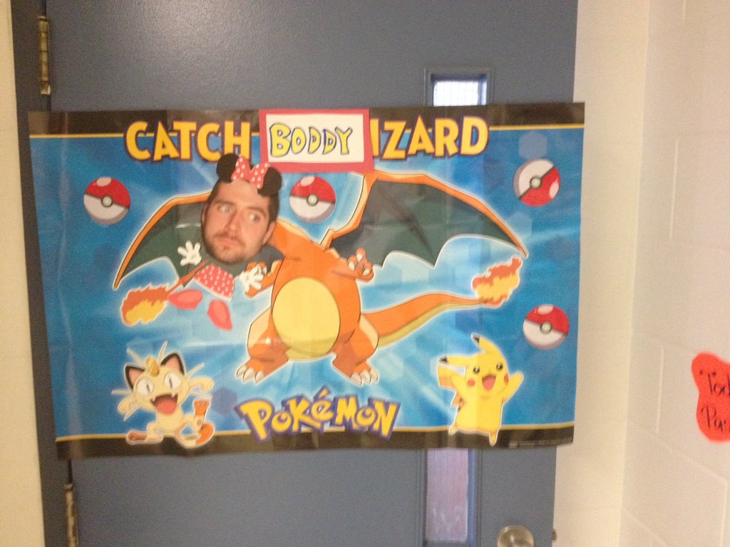 mrboddysclass's tweet photo. We found a new Pokemon at school this week! https://t.co/tLrJMUVaPv