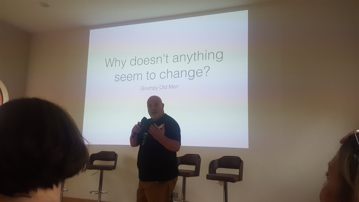 MancHomebirth's tweet photo. The inimitable Mark Harris #BeingTheChange16 https://t.co/Kl1RkU2VK2