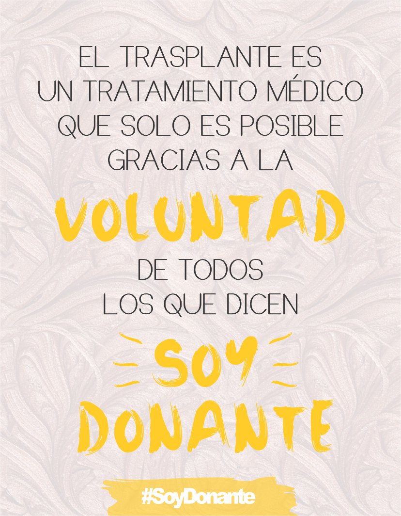 incucaioficial's tweet photo. #BuenViernes Recordá que el trasplante sólo es posible si todos decimos #SoyDonante. Sumate! https://t.co/ydkO5fvt2E https://t.co/lNvR3AmYX0