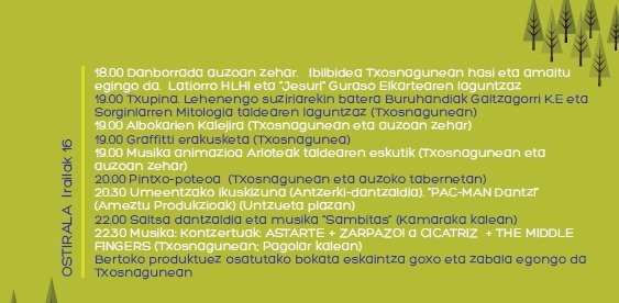 Dena prest dago #LatiorrokoJaiak16ei hasiera emateko #Karpaerraldoia #Txosnagunea #Bokatatxosna
