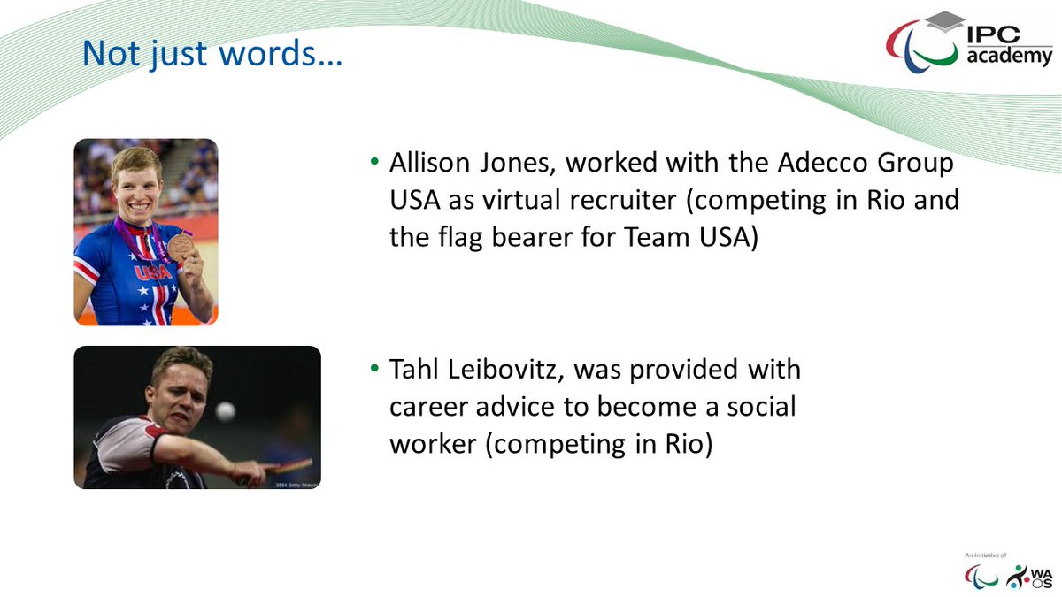 AXSChat's tweet photo. The programme isn't just words says @shanthi_flynn Many #Paralympiians are employed @AdeccoGroup #inclusionsummit https://t.co/aPZ8vDLv97