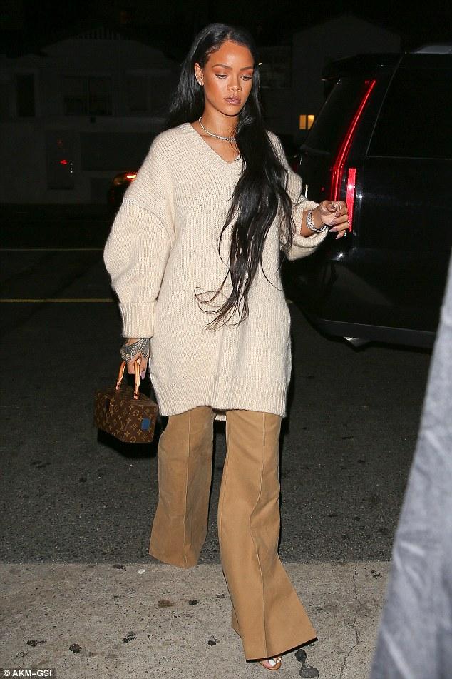 Rihanna Louis Vuitton x Frank Gehry Twisted Box Monogram Bag-4