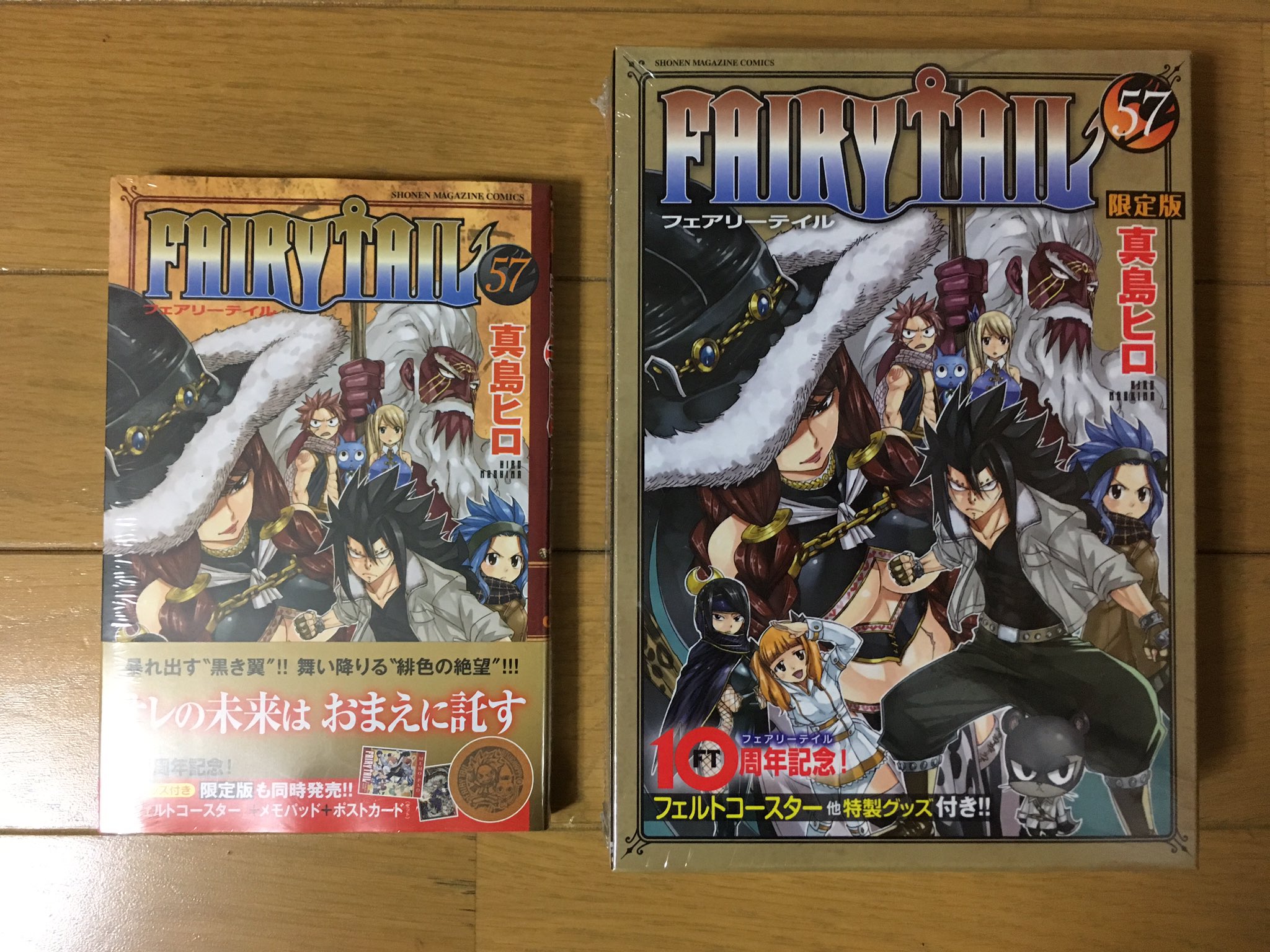 エルザ A Twitter 本日の購入品 Fairy Tail 57巻 通常版 Fairy Tail 57巻 限定版 T Co Prwha2pjeu Twitter