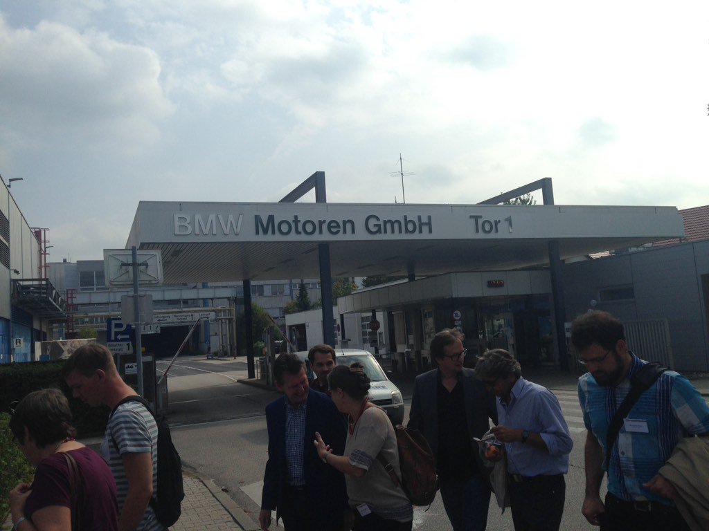 FEShistory's tweet photo. Researching labour relations. Factory tour with labour Historians at #BMW #Steyr #ITH2016 #labourhistory https://t.co/oXMkmNuSGB