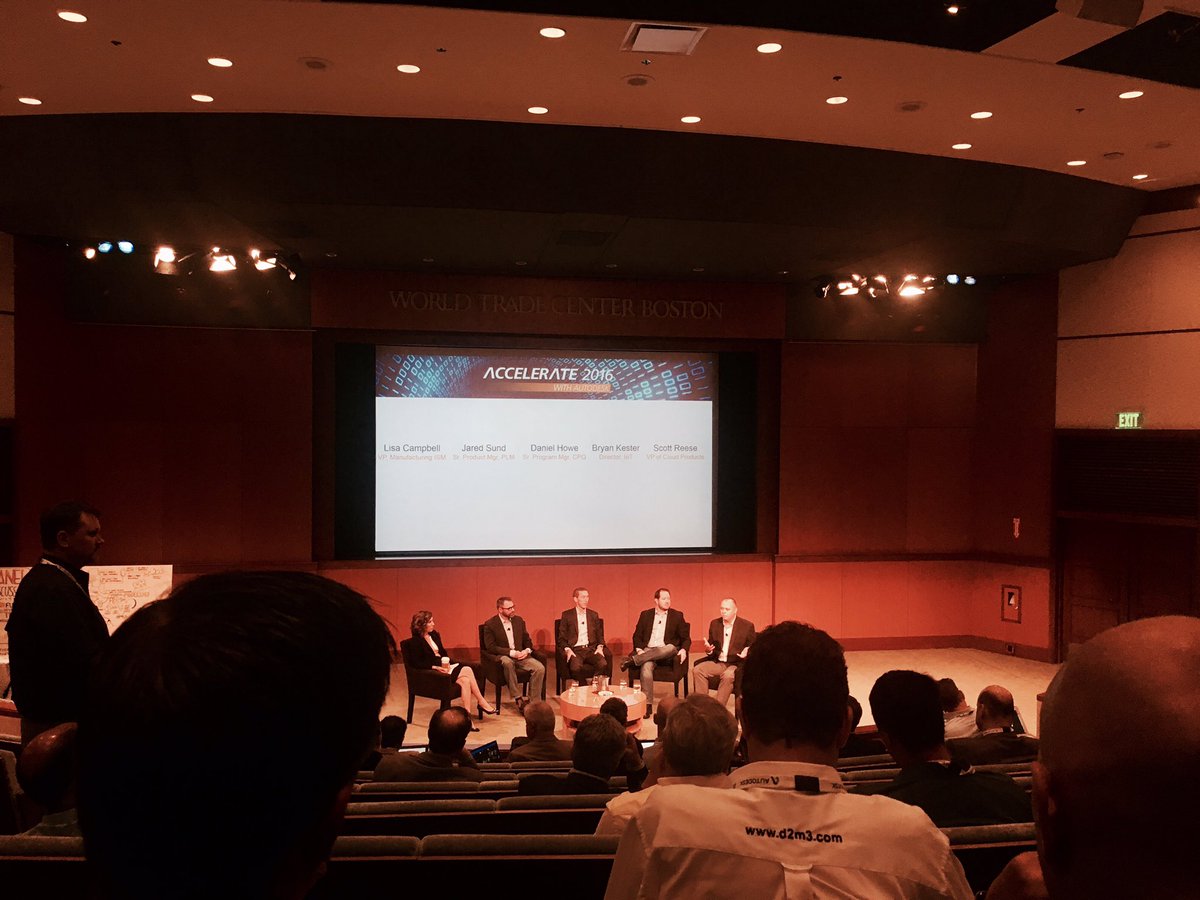 DellaManiac's tweet photo. Panel Discussion with the Fusion Development team #XLR8Fusion #FusionLifecycle #Autodesk #WorldTradeCenterBoston https://t.co/SoI2jMCNIP
