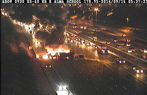 STORY: 11 patients in serious US-60 and Alma School crash, per Mesa Fire: bit.ly/2cCfyrK #abc15