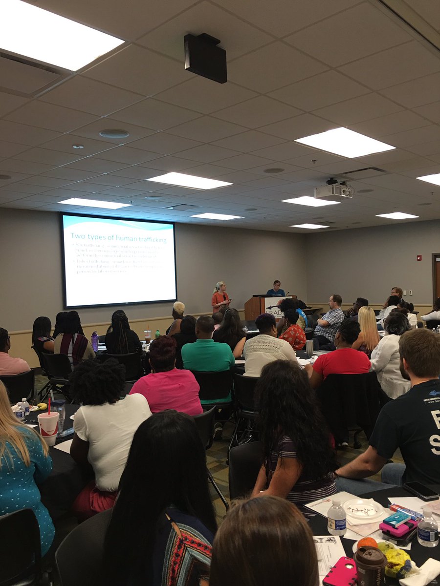 KayteeWatson's tweet photo. Staff day at LRADAC, learning about the horrors and reality of human trafficking. #prevention https://t.co/mRWDSM9W4g