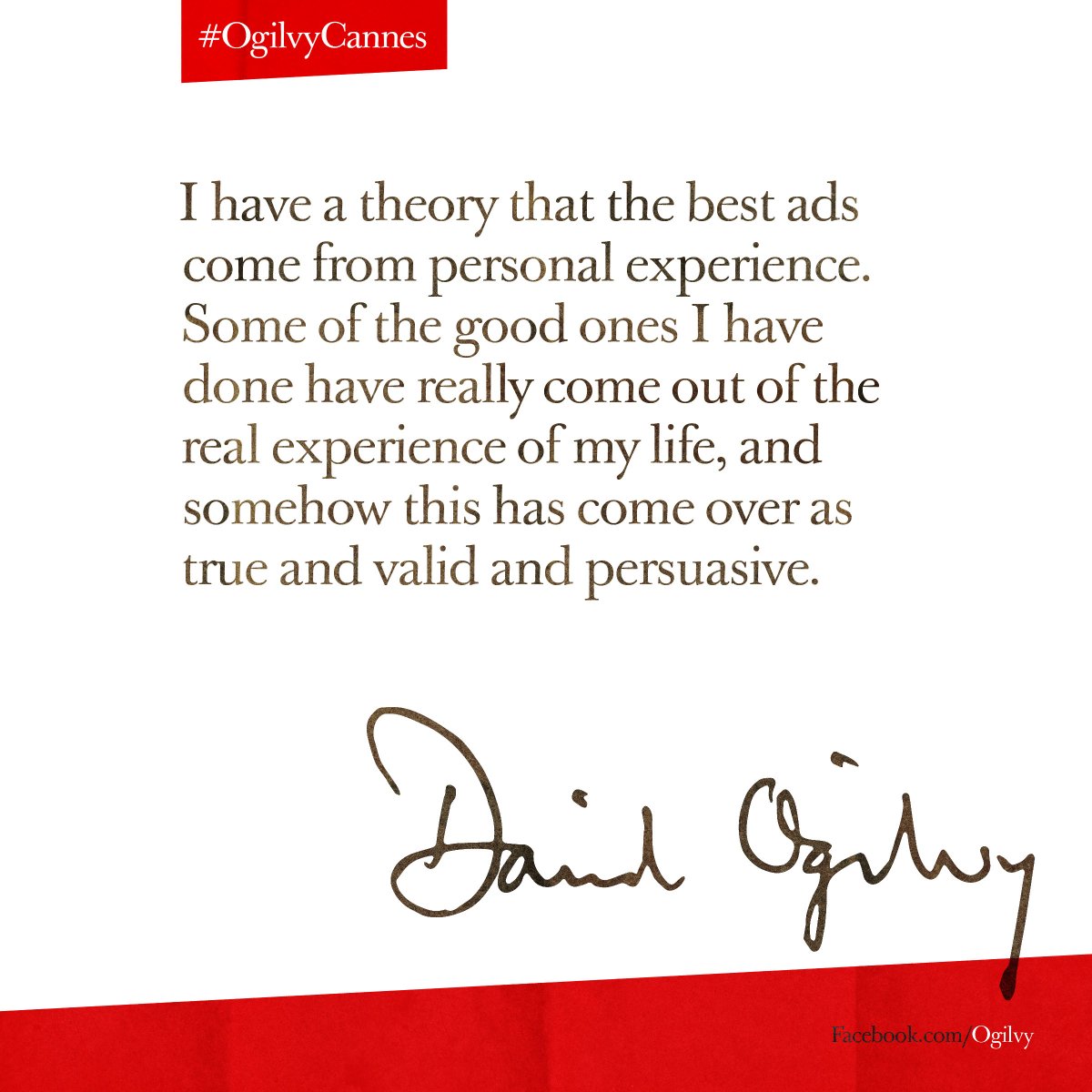 Ogilvy's tweet photo. Your Friday Ogilvyism #DavidOgilvy https://t.co/mk3IRoF0Yh