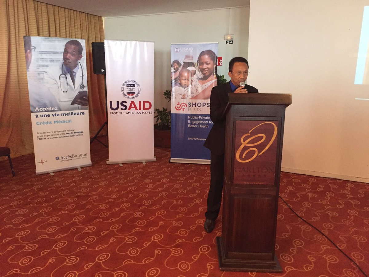 #Madagascar health ministry General Secretary applauds new USAID / AccesBanque health care loans partnership