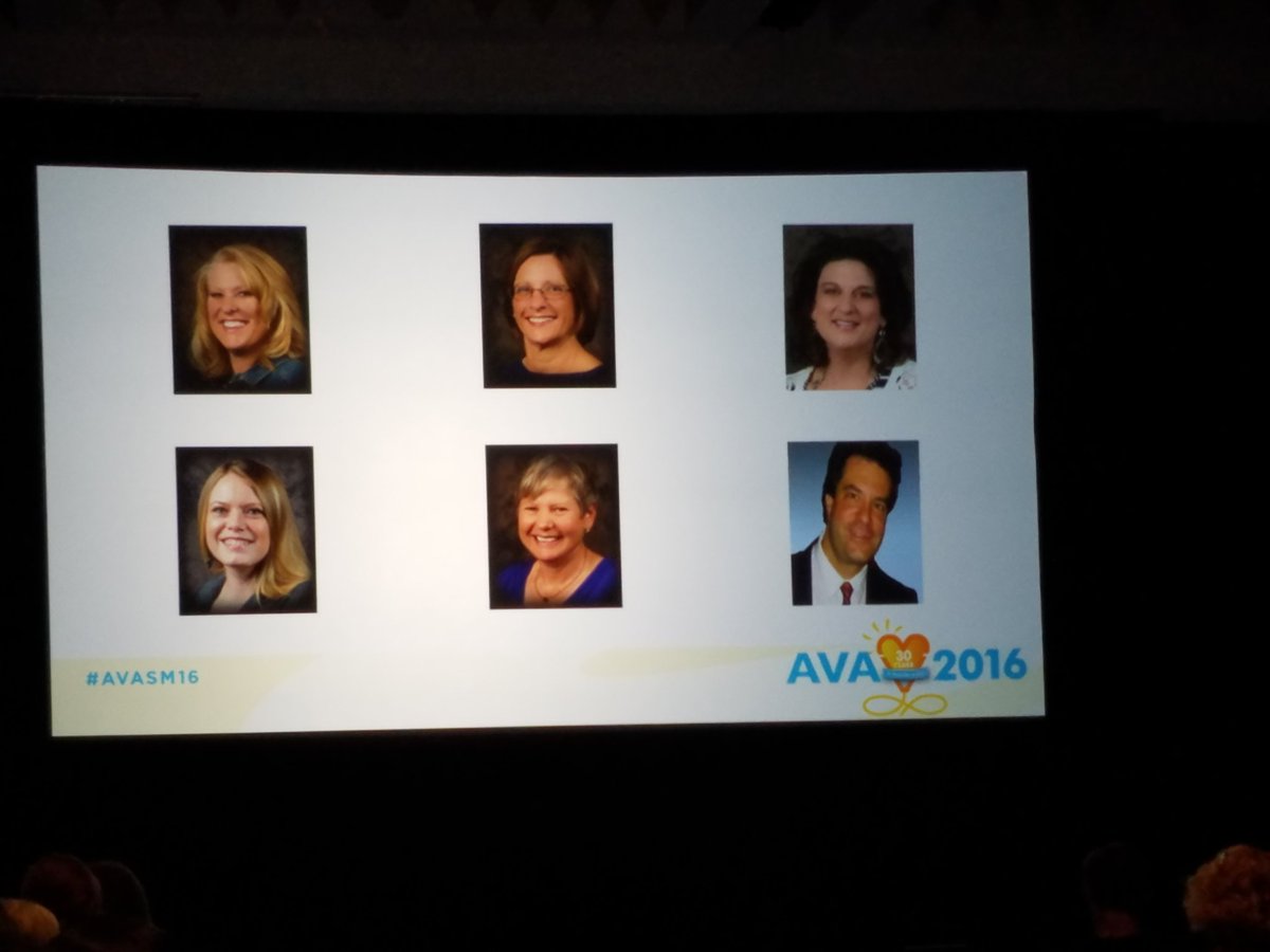 accessnurse's tweet photo. Thank you AVA staff for all your hard work over the years! #AVASM16 https://t.co/UYa2YEliz8