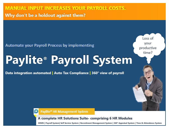 Paylite's tweet photo. Manual input increases your payroll costs! Implement @Paylite® #Payroll_System https://t.co/SBwpZVOJ5R https://t.co/XbVMZnTVpb