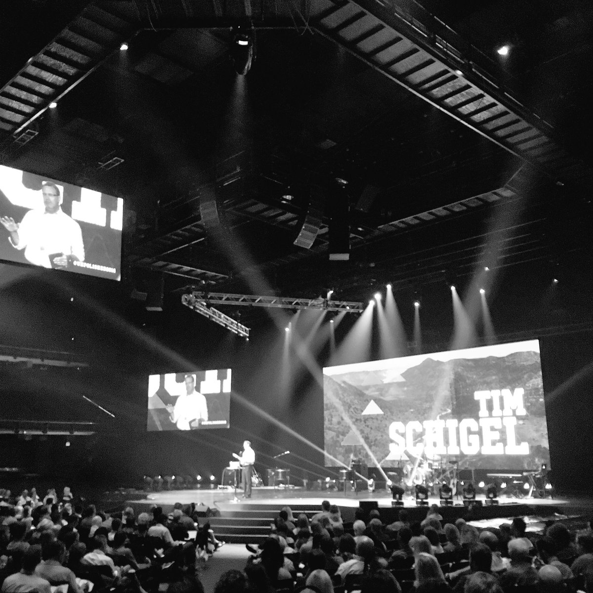 KKnapp's tweet image. .@schigel up on stage at #unpolished2016 making it clear that #GodScale thinking here in the Midwest is the future!