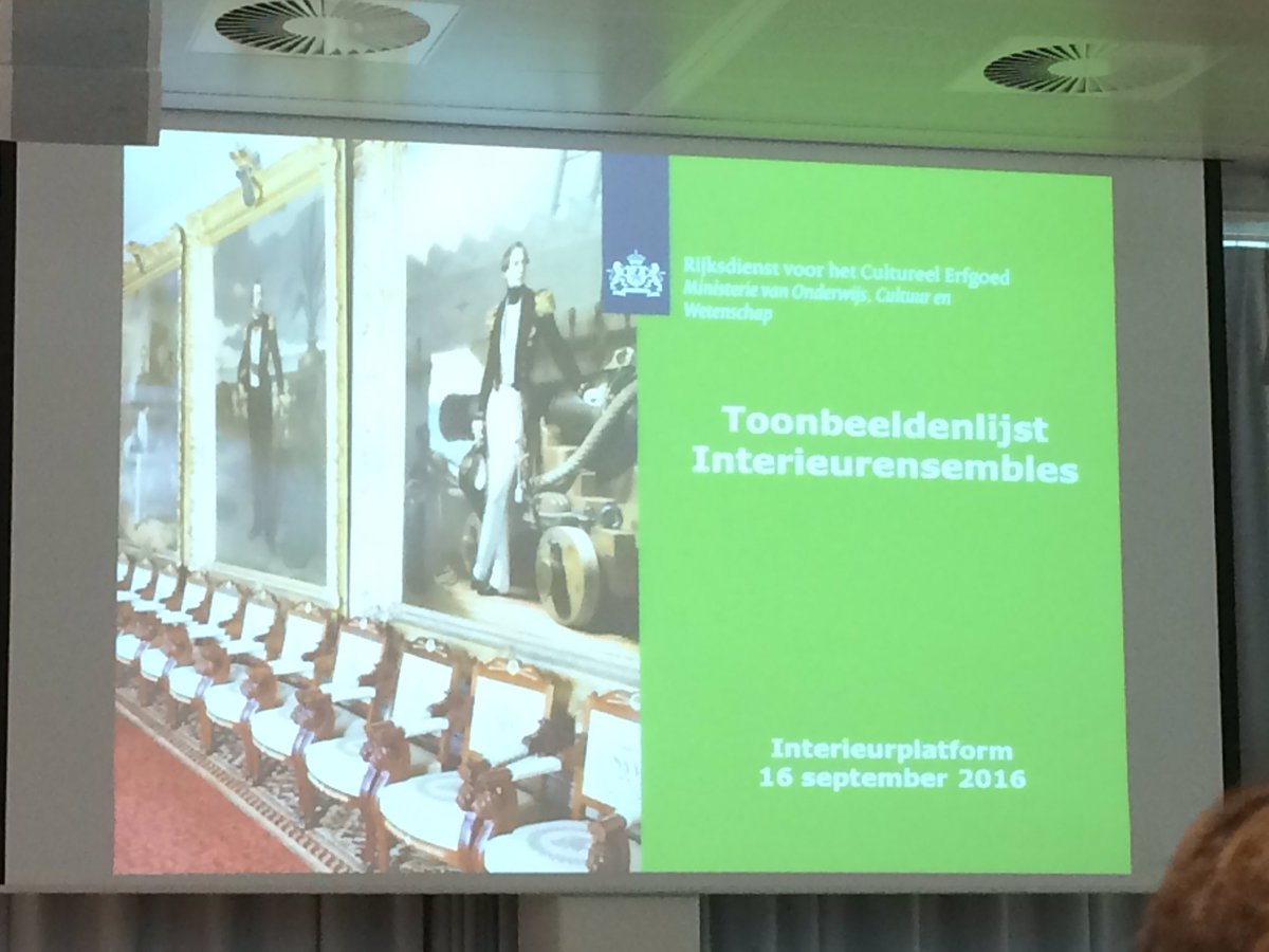 Binnenkort op monumentaleinterieurs.nl de toonbeeldenlijst #interieurensembles