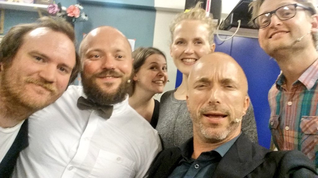 asleike's tweet photo. Gårsdagens lineup #pågrensentilsang @detandreteatret #datfest 
Impromusikal m Pippa &amp; Ruth i dag  @TheShowstoppers https://t.co/214cPx4roA