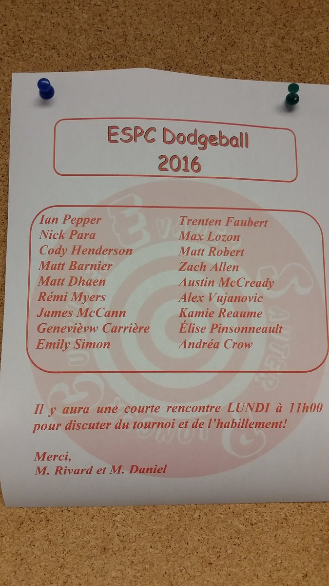 zoneESPC's tweet image. Félicitations à notre équipe de Red Feather Dodgeball!