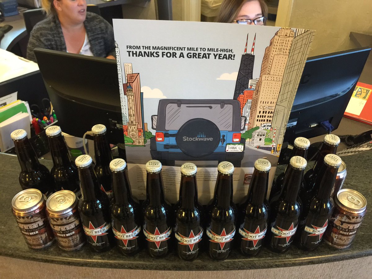 TimWJackson's tweet photo. 99 bottles of root beer on the wall - thx Dale @vAuto @vAutoInc #Stockwave #BestMarketingEver #GooseIslandRB https://t.co/iAqtm7OUMy
